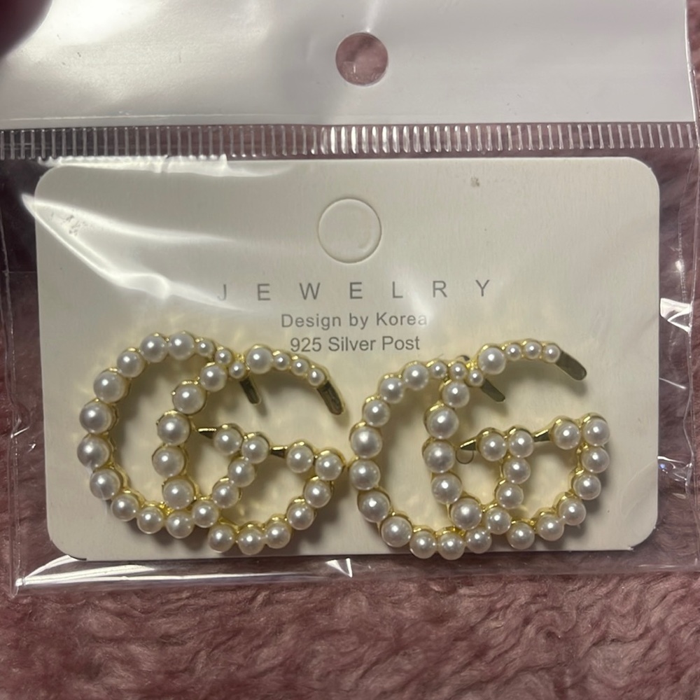 Pearl GG fashion earrings